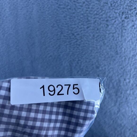 Untuckit Shirt Men's Extra Large Gray White Gingham Plaid Check Button Up Casual - Picture 10 of 10